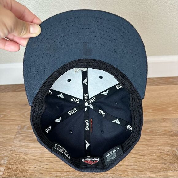 EG Cal Ripken Navy Blue Baseball Fitted Hat, Size 6 7/8- 7 3/8 - Picture 8 of 12